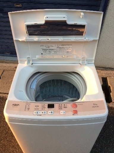 2016年製美品・使用浅　アクア 5kg  洗濯機