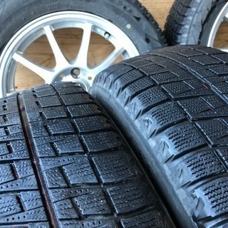 コンパクトカーにスタッドレスアルミ4本セット