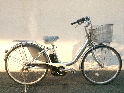 ブリヂストン　アシスタ　リチウム　シルバー　26インチ　6AH　パス　ナチュラ　ビビ　神戸市　電動自転車