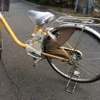 パナソニック ビビ DX 新基準 子供乗せ 黄色 パス ナチュラ アシスタ