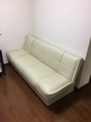 ソファベット 収納引出付き