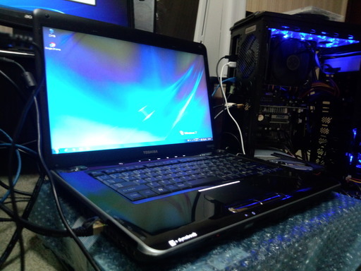 ノートパソコン Toshiba Dynabook TX66 Windows7 64Bit メモリ4GB 本体使用時間約600時間