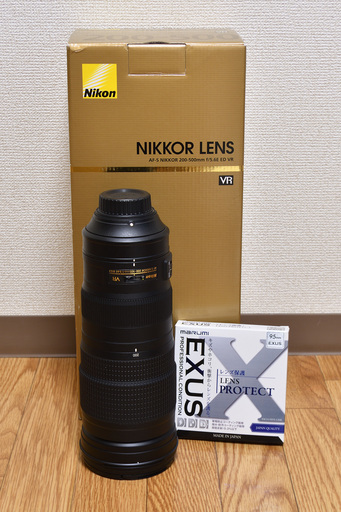 Nikon 200-500mm f5.6E ED VR ＋レンズプロテクター | www