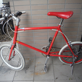 ┣¨投げ売り！赤いミニベロ自転車　完全ジャンク