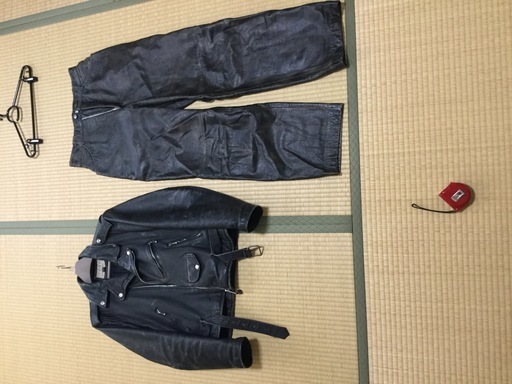 革ジャン 上下セット