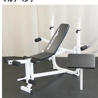 【中古】WILD FIT GYM トレーニングマシン　マルチベンチ