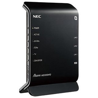 【取引中】NEC Wi-Fiホームルータ Aterm 黒 PA-...