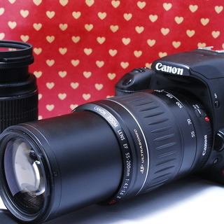 ダブルレンズで一眼レフ本格デビュー☆kiss x3☆1510万画素☆