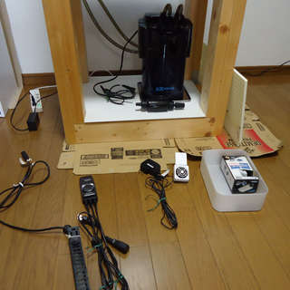 コトブキ　６０ｃｍ曲げ・ワイド水槽一式