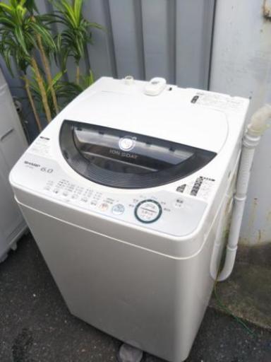取付送料コミコミ☆2006年製SHARP6kgの洗濯機！