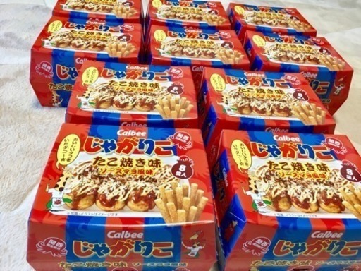 関西限定　じゃがりこ　たこ焼き【ソースマヨ風味】8袋入り✖️10箱