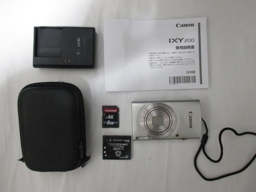 ★新品 同様デジカメ CANON IXY 200 シルバー★