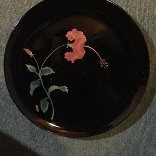 琉球塗り皿 美品