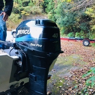 MERCURY マーキュリー シープロ 40馬力 エンジン  L足 鍵付き