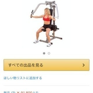 筋トレマシン bodysolidバタフライマシン他