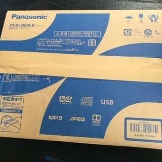 美品 パナソニック DVD-S500-K