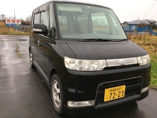 激安コミコミ L350 タントカスタム 人気の黒 安心タイベル交換済み Hddナビ キーレス スターター 冬タイヤ付き 車屋さん太郎 釧路のタントの 中古車 ジモティー