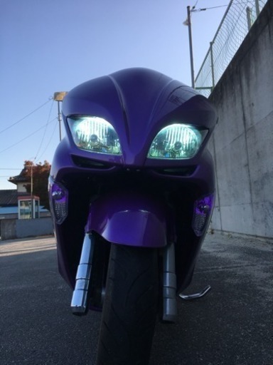 MF08  フォルツァ 紫 ギアのバイクと交換可