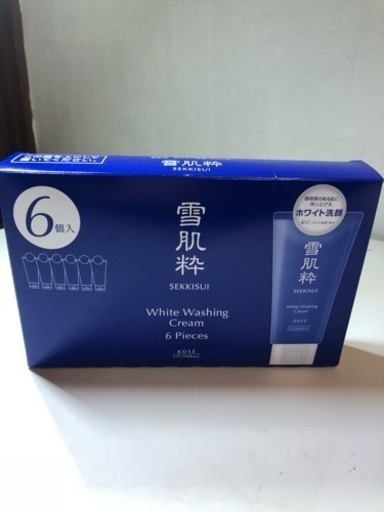 中 179 新品 Kose コーセー 雪肌粋 せっきすい ホワイト洗顔クリーム Magokoro 江別のフェイスケアの中古あげます 譲ります ジモティーで不用品の処分