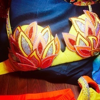 プロのベリーダンス衣装☆エジプト製☆ヒシャムデザイン