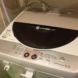 シャープ  洗濯機  5.5kg