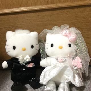 【3月末までの掲載】ウェディングハローキティ&ダニエルぬいぐるみ