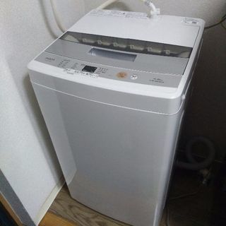 新品同様　2017年製　AQUA 洗濯機