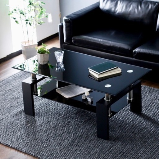 底値！LOWYAのダークブラウンガラス天板 ローテーブル中古48000円の品 底値！LOWYAのダークブラウンガラス天板 ローテーブル中古48000円の品