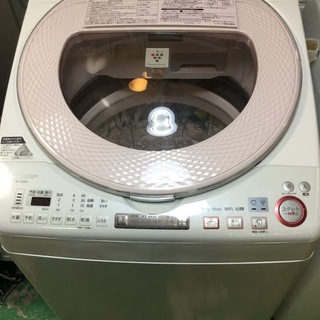 SHARP 全自動洗濯機 ES-TX850 2015年製 中古 8kg NB889