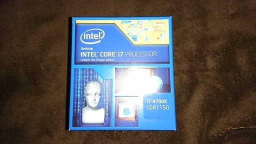 Intel core i7 4790k BOX LGA1150 新品未開封品