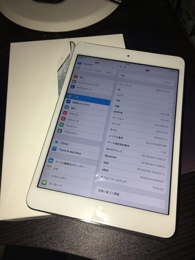 【送料無料】初代　au　iPad mini　16GB MD543J/A