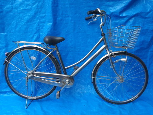 LEDオートライト付ママチャリ　中古自転車　126