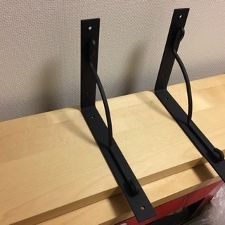 IKEA製 棚板2枚 アイアン1式 SUS製1式