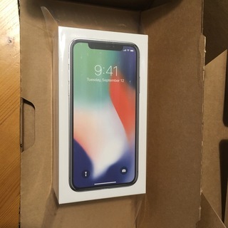 Iphone x 64GB シルバー　SIMフリー　未開封