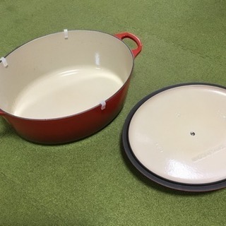 中古ル・クルーゼ31㎝赤 - 青梅市