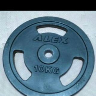 ファイティングロード ダンベル 60kgセット フラットベンチ 1800mm 28mm径 バーベルシャフト プレート10kg２枚