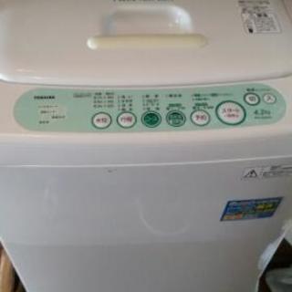 [12/22以降引渡] 動作確認済　洗濯機　東芝の画像