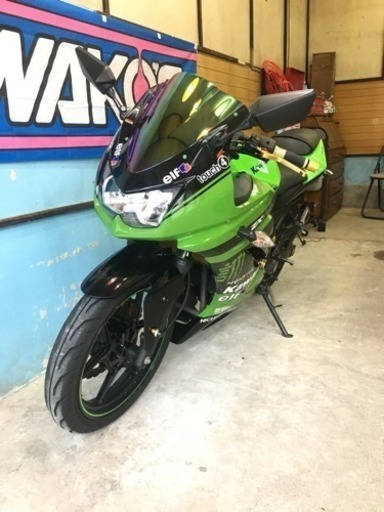 カワサキニンジャ250R マフラー バックステップ等カスタム多数です