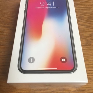 【SIMフリー】iPhone X 256GB スペースグレー 2/2 新品未開封 ≪都内23区内に即日お届け可能≫ [法人名義の領収書発行可能]