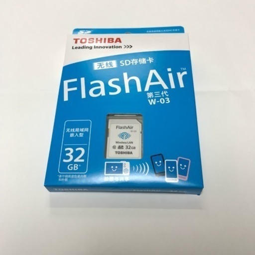 FlashAir32GB SDHC、無線LAN、新品Canon Kiss