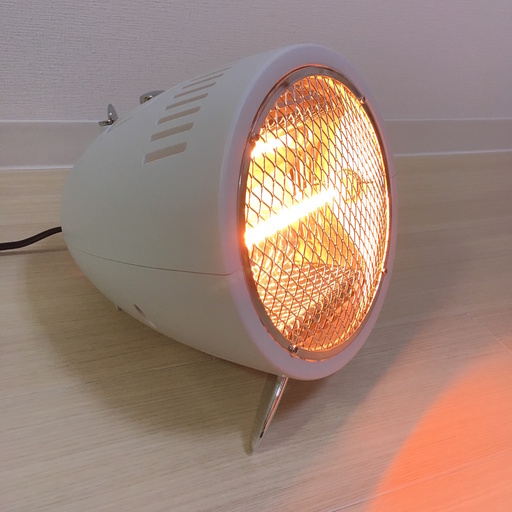 中古　EUPA ハロゲンファンヒーター ホワイト 450W TSK-5317D