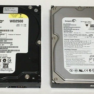 SATA HDD 250GB 3.5インチ内臓ハードディスク２点