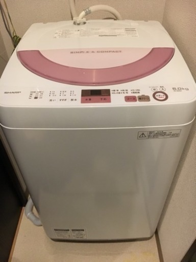 SHARP  全自動電気洗濯機 2016年 ES-ge6a