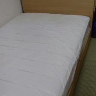 最終値下げ ダブルベッド コンセント付き