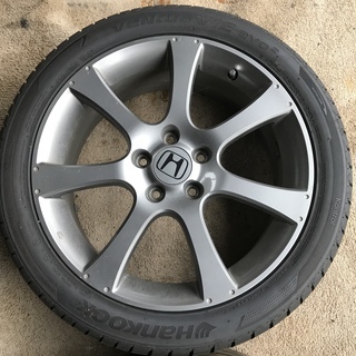 値下げ ホンダオデッセイRB後期型純正ホイール 225/45R18 4本 ホイール 