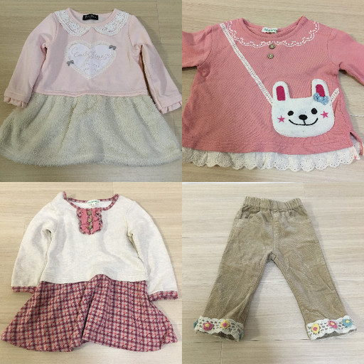 中古1歳 3歳女の子用子供服色々70 95サイズ春秋冬用 Kurage 服部天神のベビー用品 ベビー服 の中古あげます 譲ります ジモティーで不用品の処分