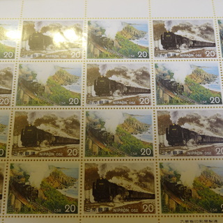 SLの切手シート5種類セット売り　100枚セット
