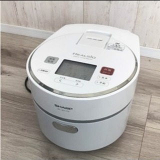 美品☆SHARP へルシオ 炊飯器 ホワイト5.5合