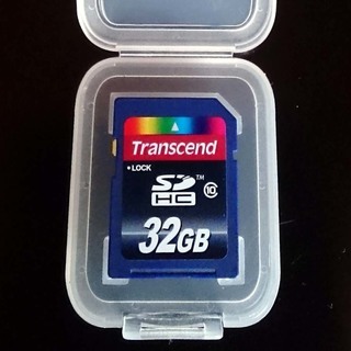 【取引終了】32GB　SDメモリー Transcend SDHC...