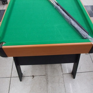 引取限定】家庭用 ビリヤード台 ミニ キュー2本 ボール付き【小倉南区葛原